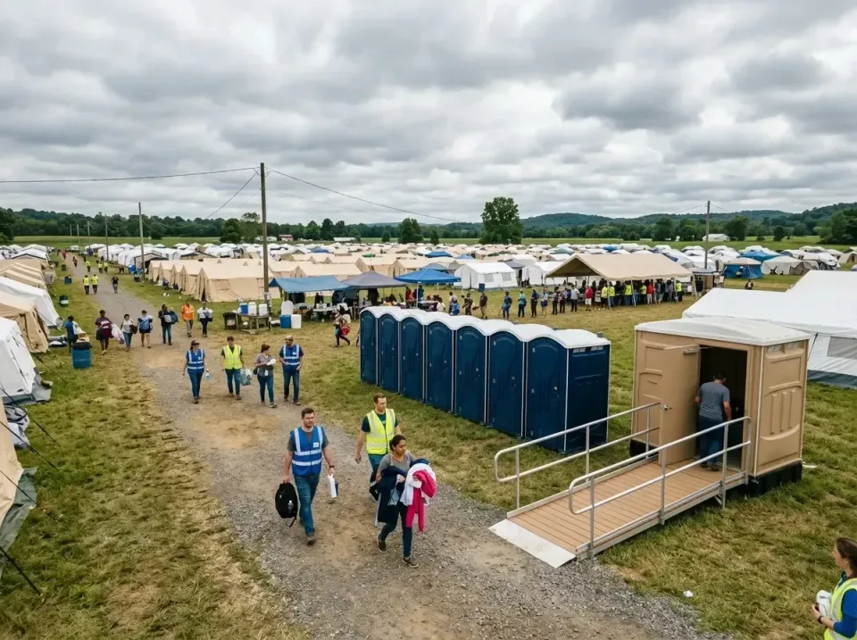 disaster-relief-camp-restrooms-010 — frequently asked questions, Dumpster & Portable Bathrooms Rental in Lake Fenton, MI
